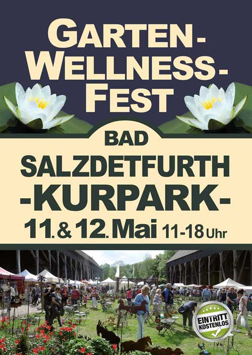 Garten- und Wellnessfest am 11. und 12. Mai