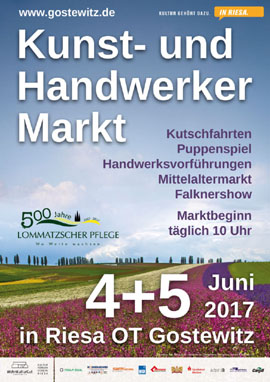 Kunst- und Handwerkermarkt Gostewitz 2021