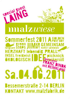 malzwiese – das große Sommerfest der Malzfabrik