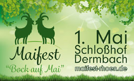 Maifest im Schlosshof Dermbach