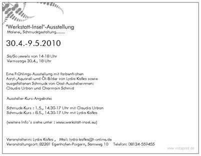 Ausstellung »Frühlings-Zauber-Nr.2« Ausstellung »Frühlings-Zauber-Nr.2«