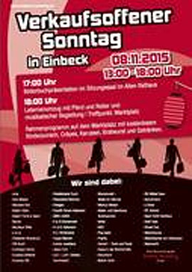 Verkaufsoffener Sonntag in Einbeck 2023 Verkaufsoffener Sonntag in Einbeck 2023