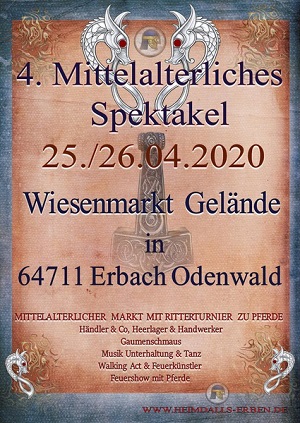 Mittelalterliches Spektakel 2020 abgesagt Mittelalterliches Spektakel 2020 abgesagt