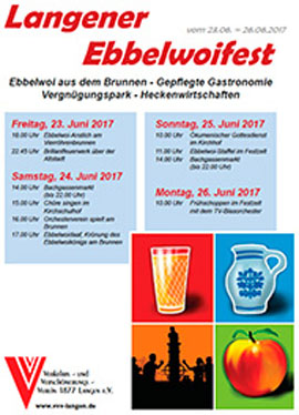 Ebbelwoifest in Langen 2020