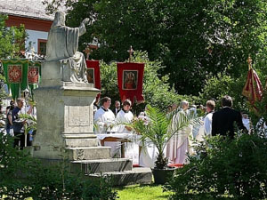 Fronleichnams-Prozession im Kloster St. Marienthal