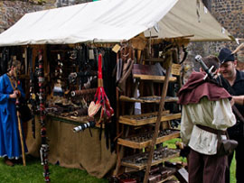 Historisches Marktgetummel zu den 2. Baltic Highland Games