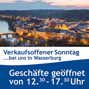 Verkaufsoffener Sonntag in Wasserburg am Inn 2018